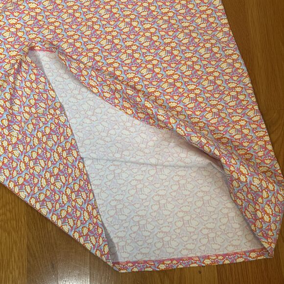 J.McLaughlin Catalina Cloth Shift Dress M Sleeveless Caravelle Pattern Tulip - Picture 12 of 13